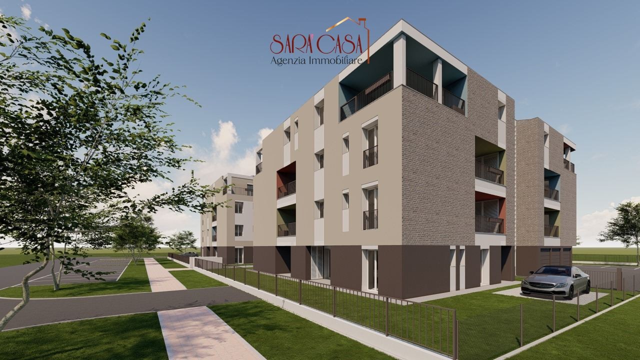 Appartamento con tre camere da letto e giardino