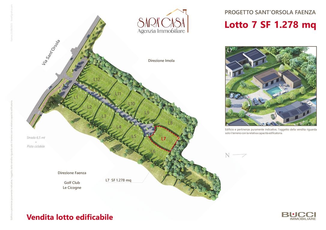 LOTTO EDIFICABILE CON AREA VERDE